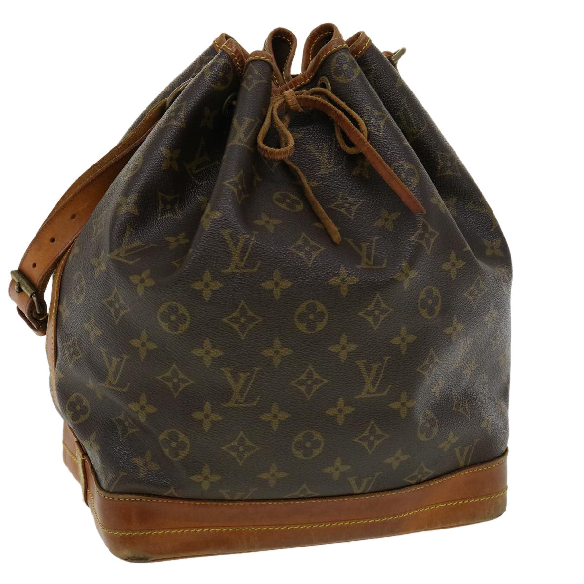 LOUIS VUITTON Monogram Noe Shoulder Bag M42224 LV Auth rd3067