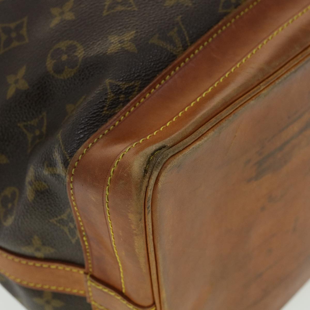 LOUIS VUITTON Monogram Noe Shoulder Bag M42224 LV Auth rd3067