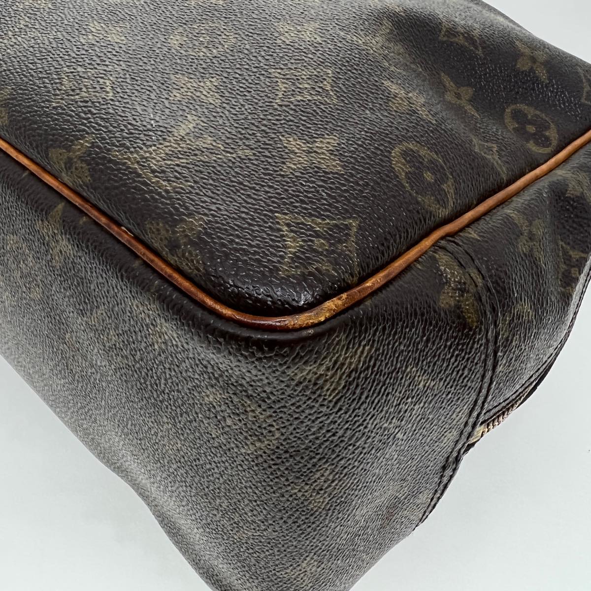 LOUIS VUITTON Monogram Deauville Hand Bag M47270 LV Auth rd3115