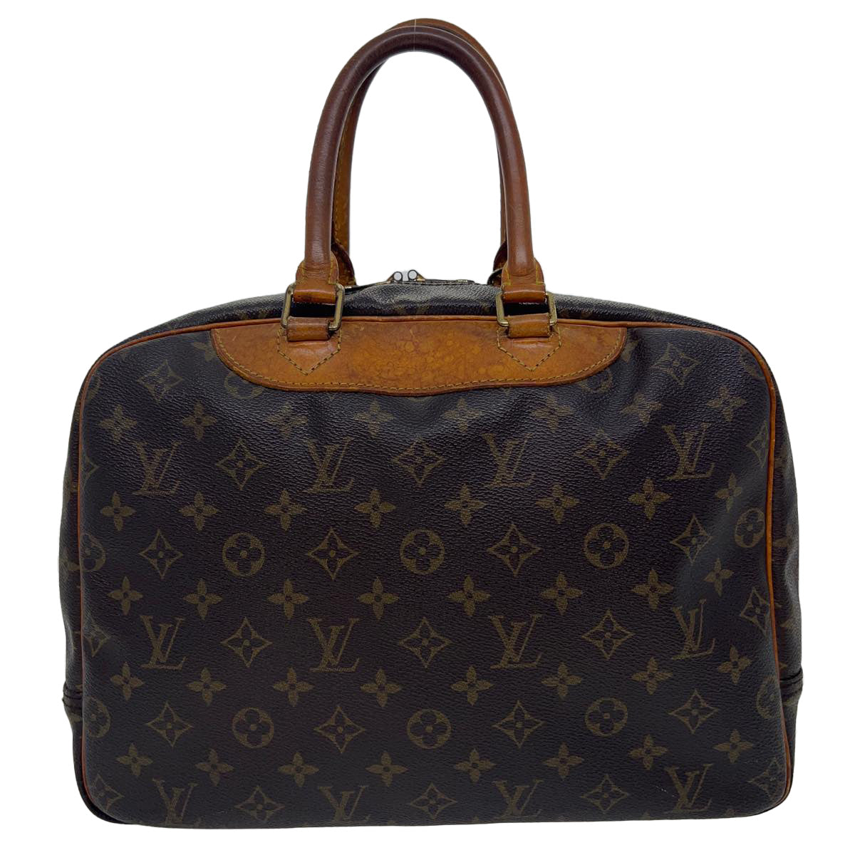 LOUIS VUITTON Monogram Deauville Hand Bag M47270 LV Auth rd3115