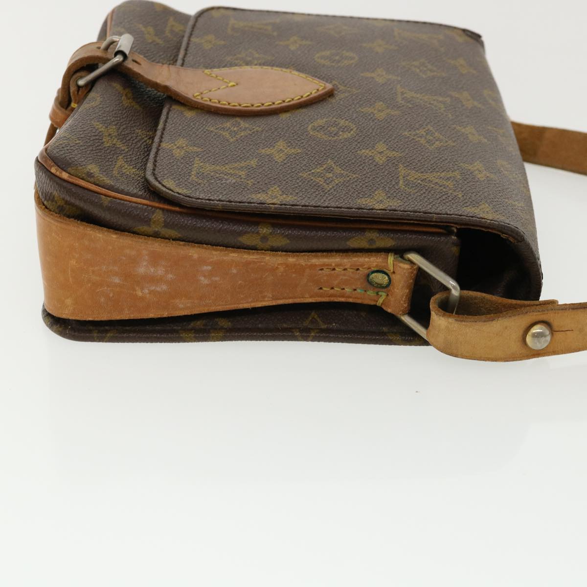 LOUIS VUITTON Monogram Cartouchiere MM Shoulder Bag Vintage M51253 Auth rd3167