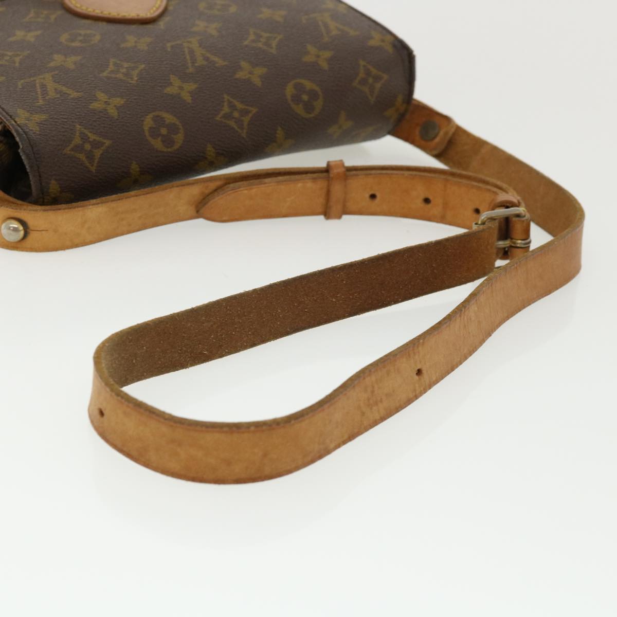 LOUIS VUITTON Monogram Cartouchiere MM Shoulder Bag Vintage M51253 Auth rd3167