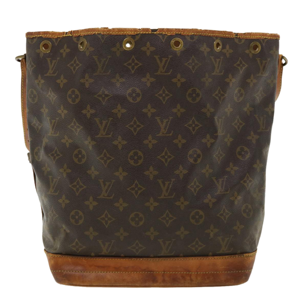 LOUIS VUITTON Monogram Noe Shoulder Bag M42224 LV Auth rd3171