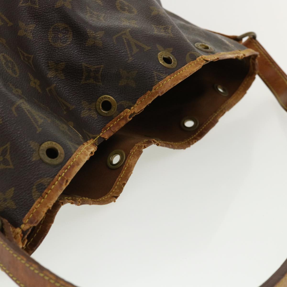 LOUIS VUITTON Monogram Noe Shoulder Bag M42224 LV Auth rd3171