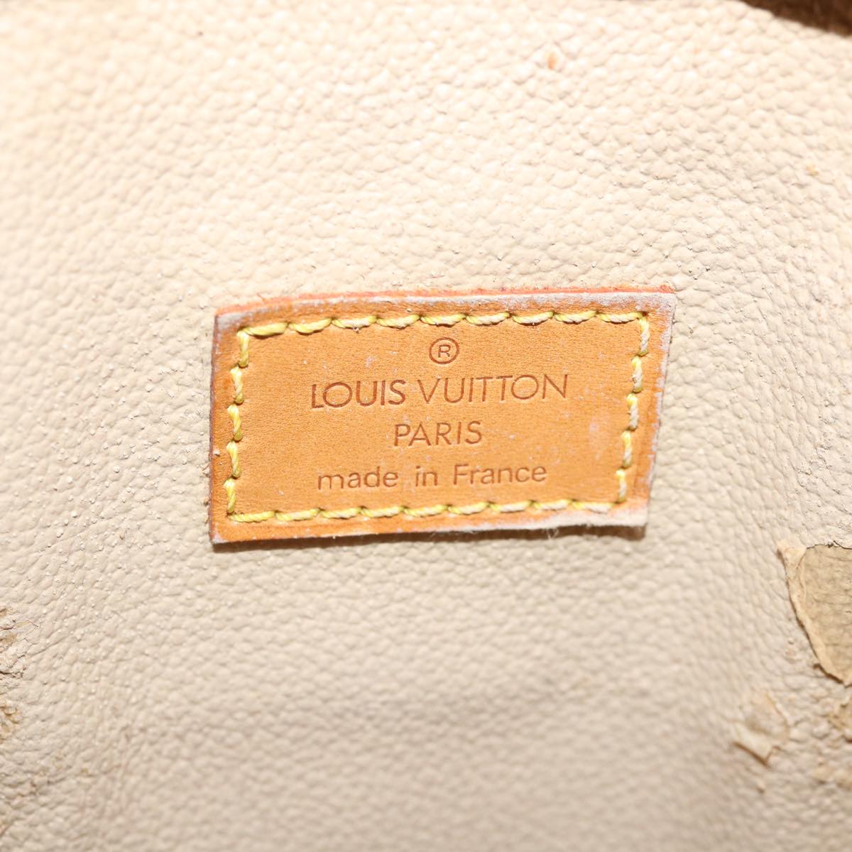 LOUIS VUITTON Monogram Sac Plat Hand Bag M51140 LV Auth rd3176