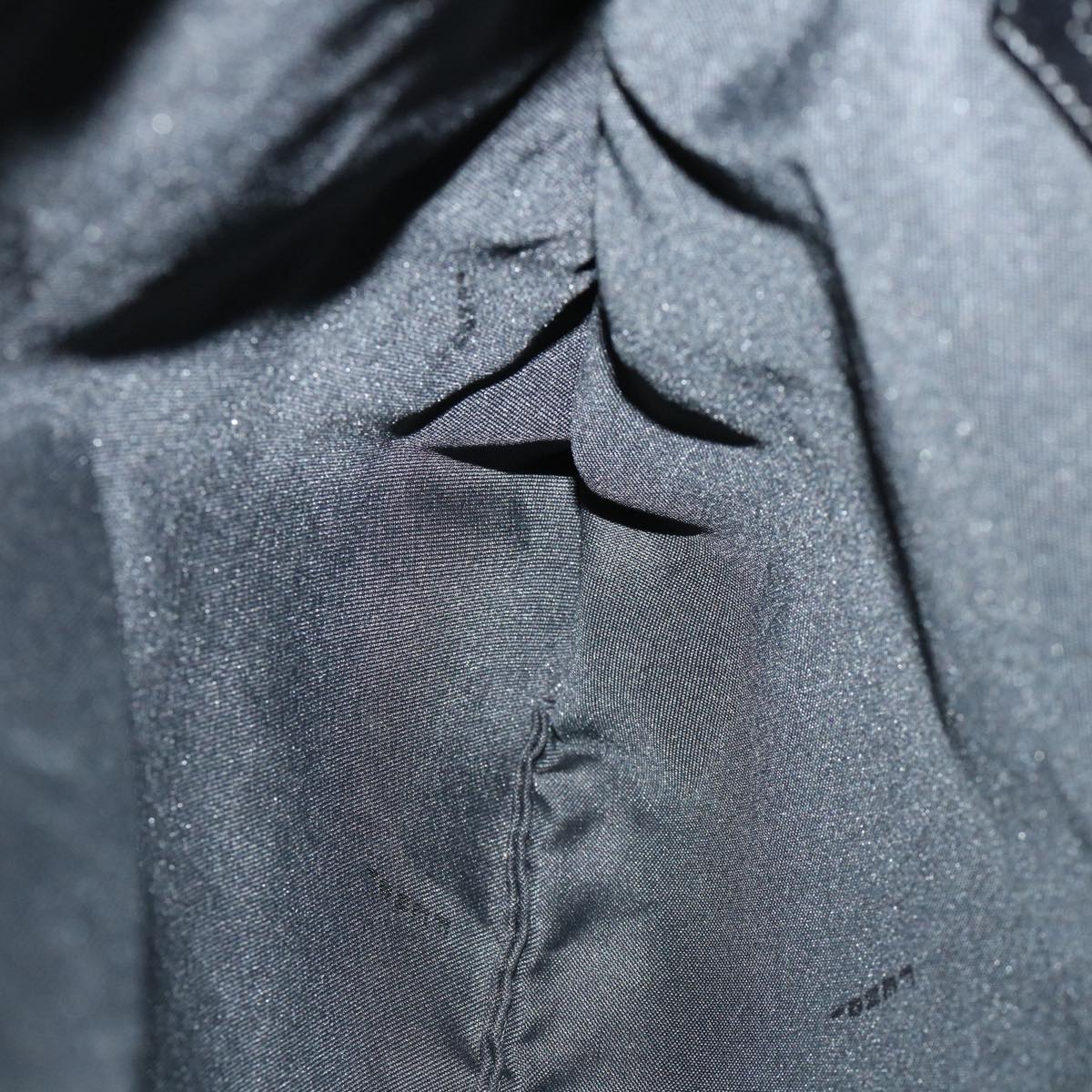FENDI Zucca Canvas Shoulder Bag Black Auth rd3223