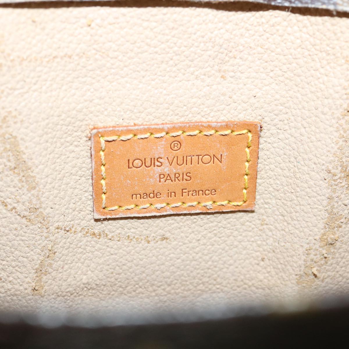 LOUIS VUITTON Monogram Sac Plat Hand Bag M51140 LV Auth rd3226