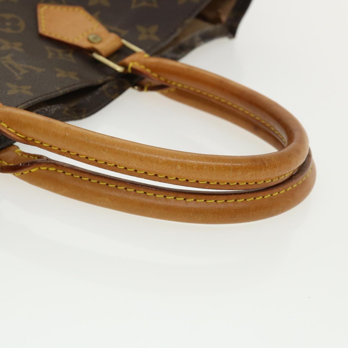 LOUIS VUITTON Monogram Sac Plat Hand Bag M51140 LV Auth rd3226