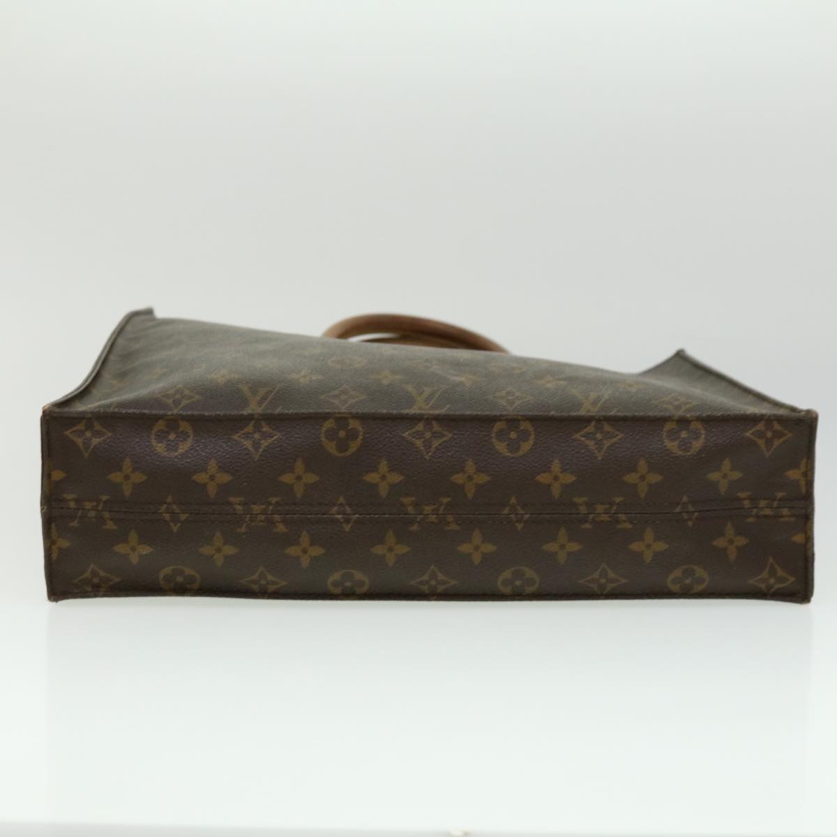 LOUIS VUITTON Monogram Sac Plat Hand Bag M51140 LV Auth rd3260