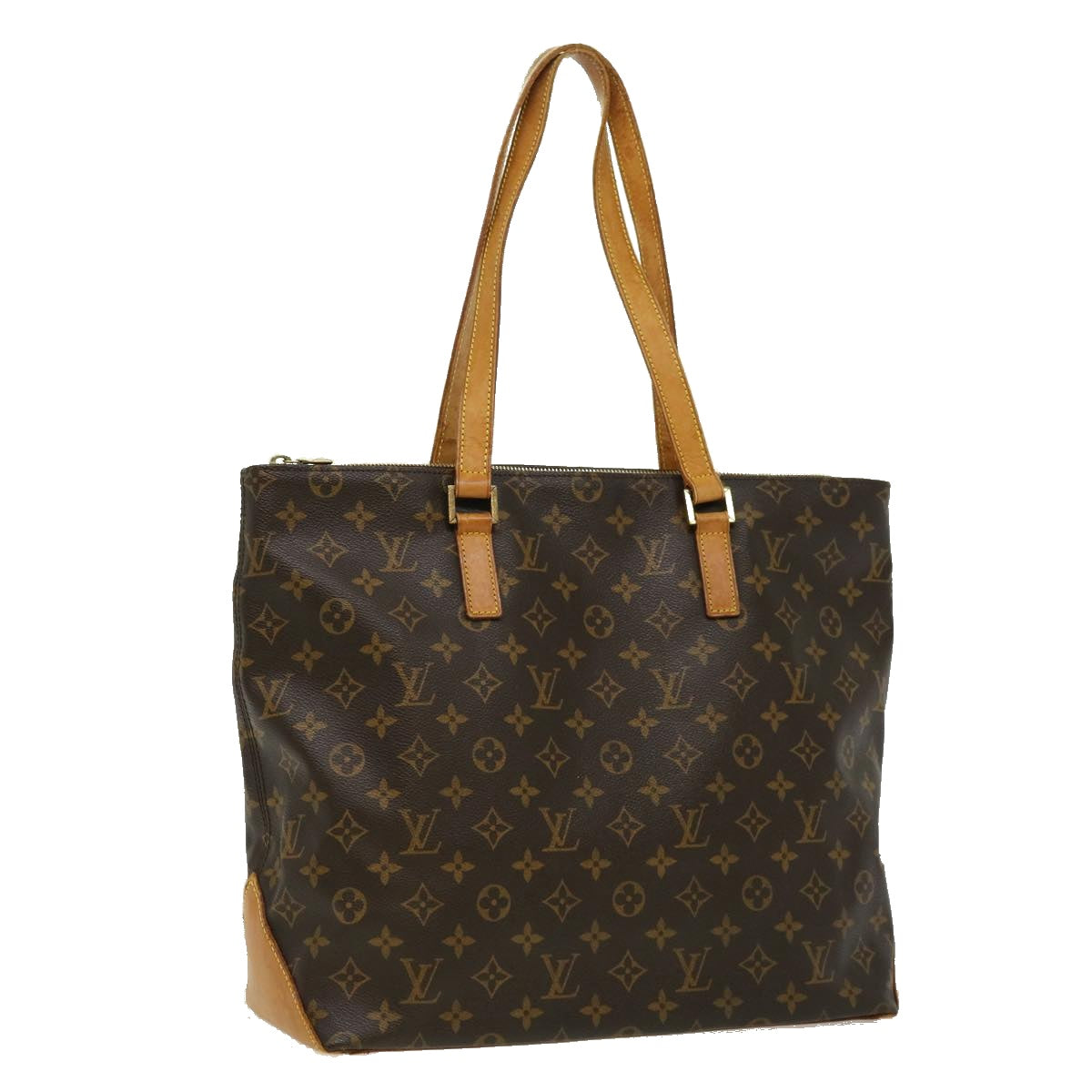 LOUIS VUITTON Monogram Cabas Mezzo Tote Bag M51151 LV Auth rd3267