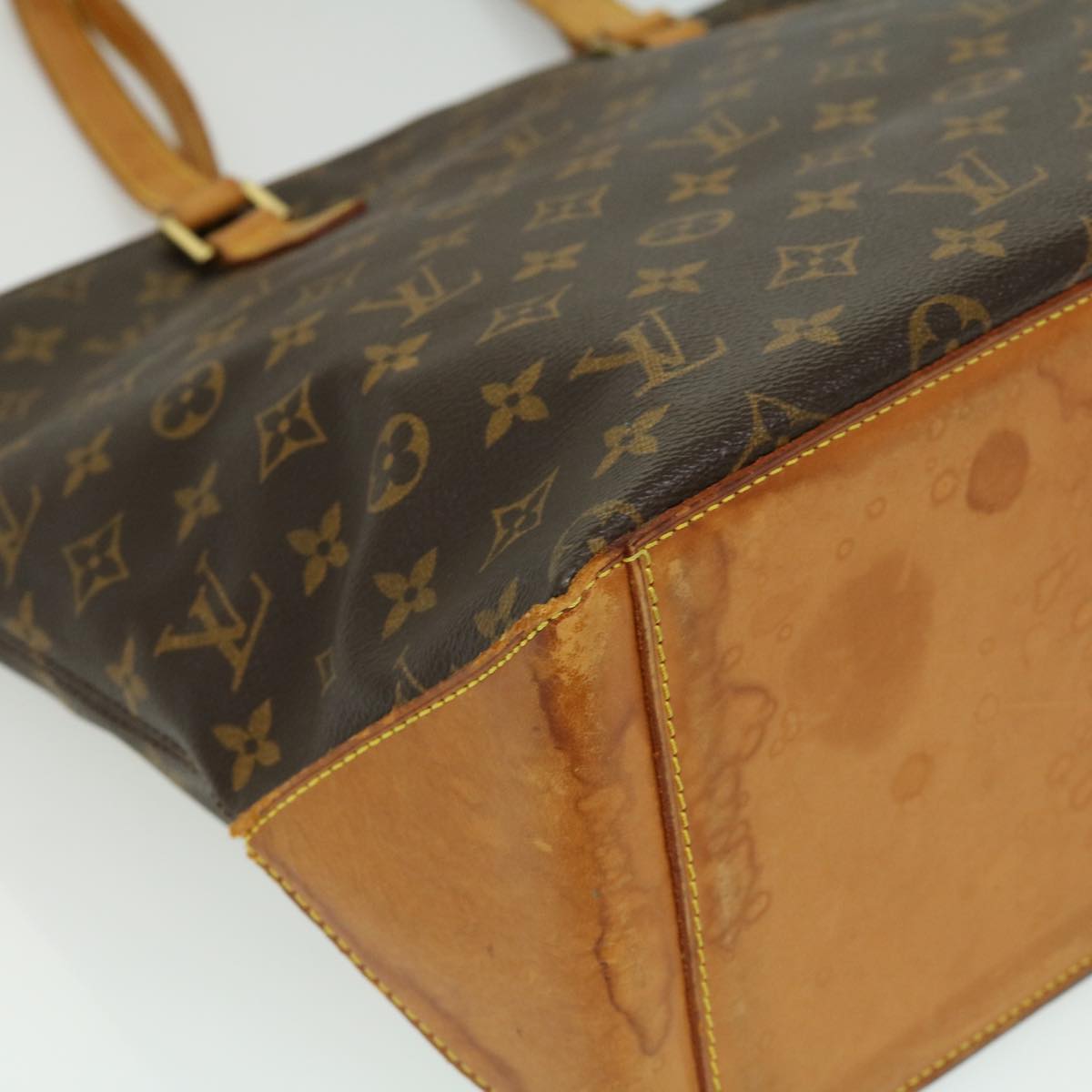 LOUIS VUITTON Monogram Cabas Mezzo Tote Bag M51151 LV Auth rd3267