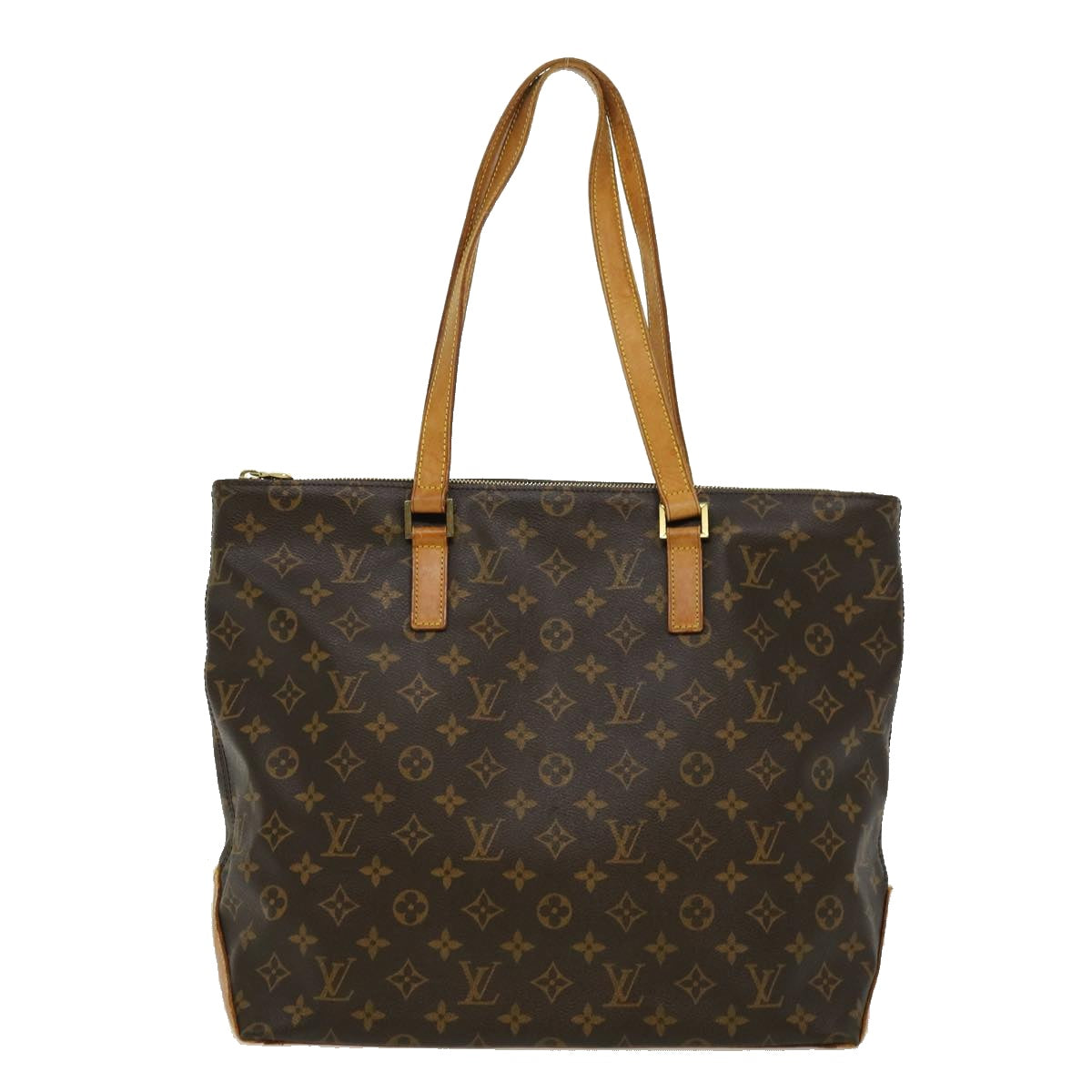 LOUIS VUITTON Monogram Cabas Mezzo Tote Bag M51151 LV Auth rd3267