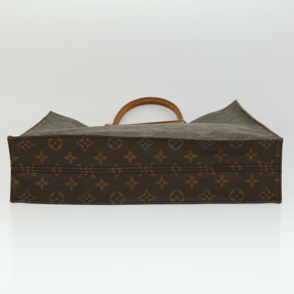 LOUIS VUITTON Monogram Sac Plat Hand Bag M51140 LV Auth rd3271