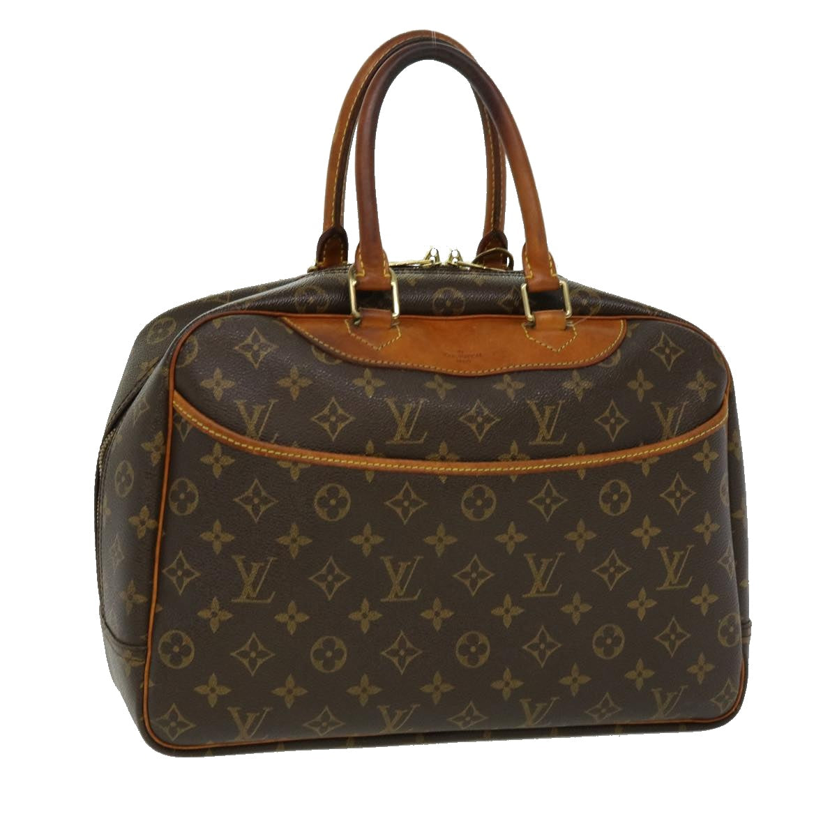 LOUIS VUITTON Monogram Deauville Hand Bag M47270 LV Auth rd3274