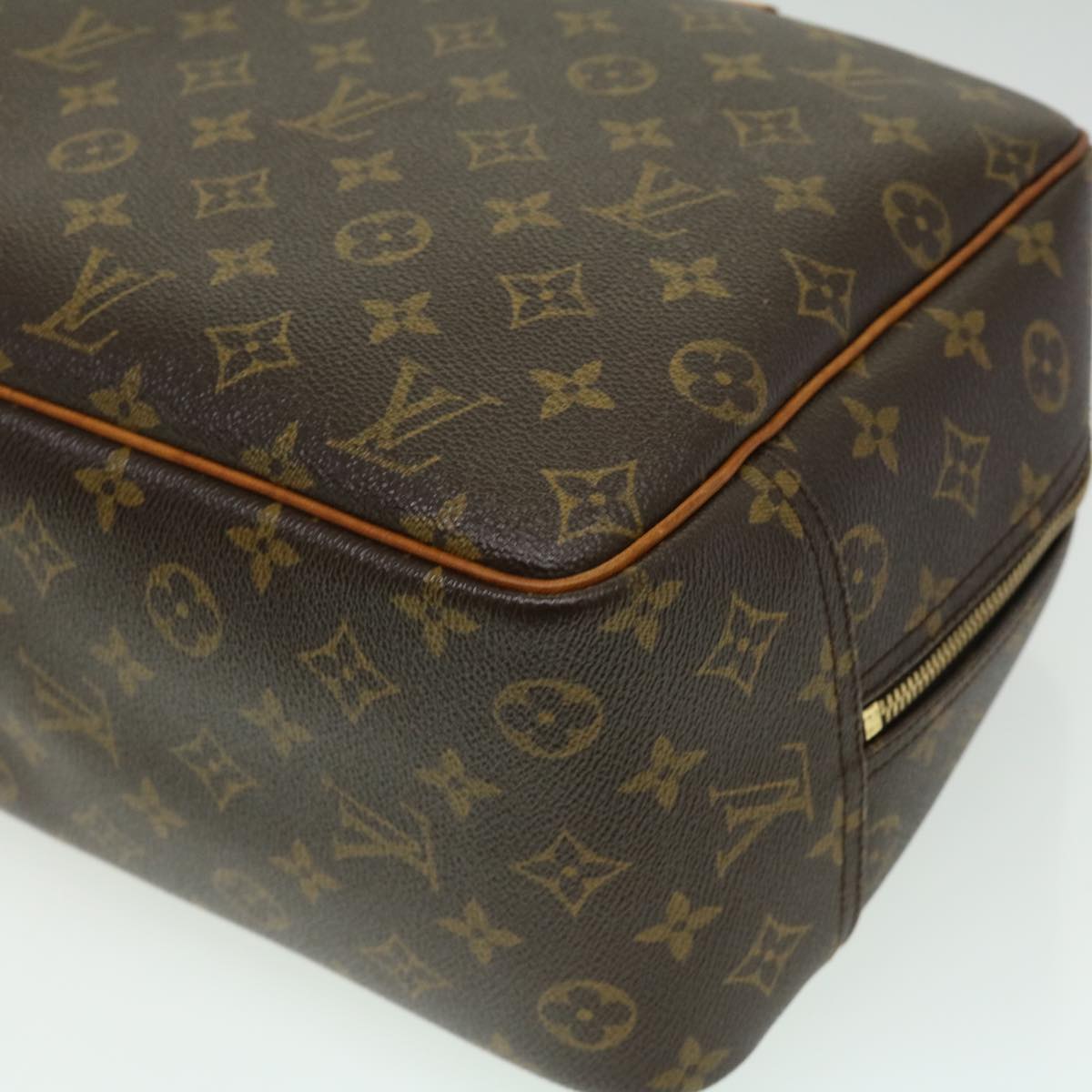 LOUIS VUITTON Monogram Deauville Hand Bag M47270 LV Auth rd3274