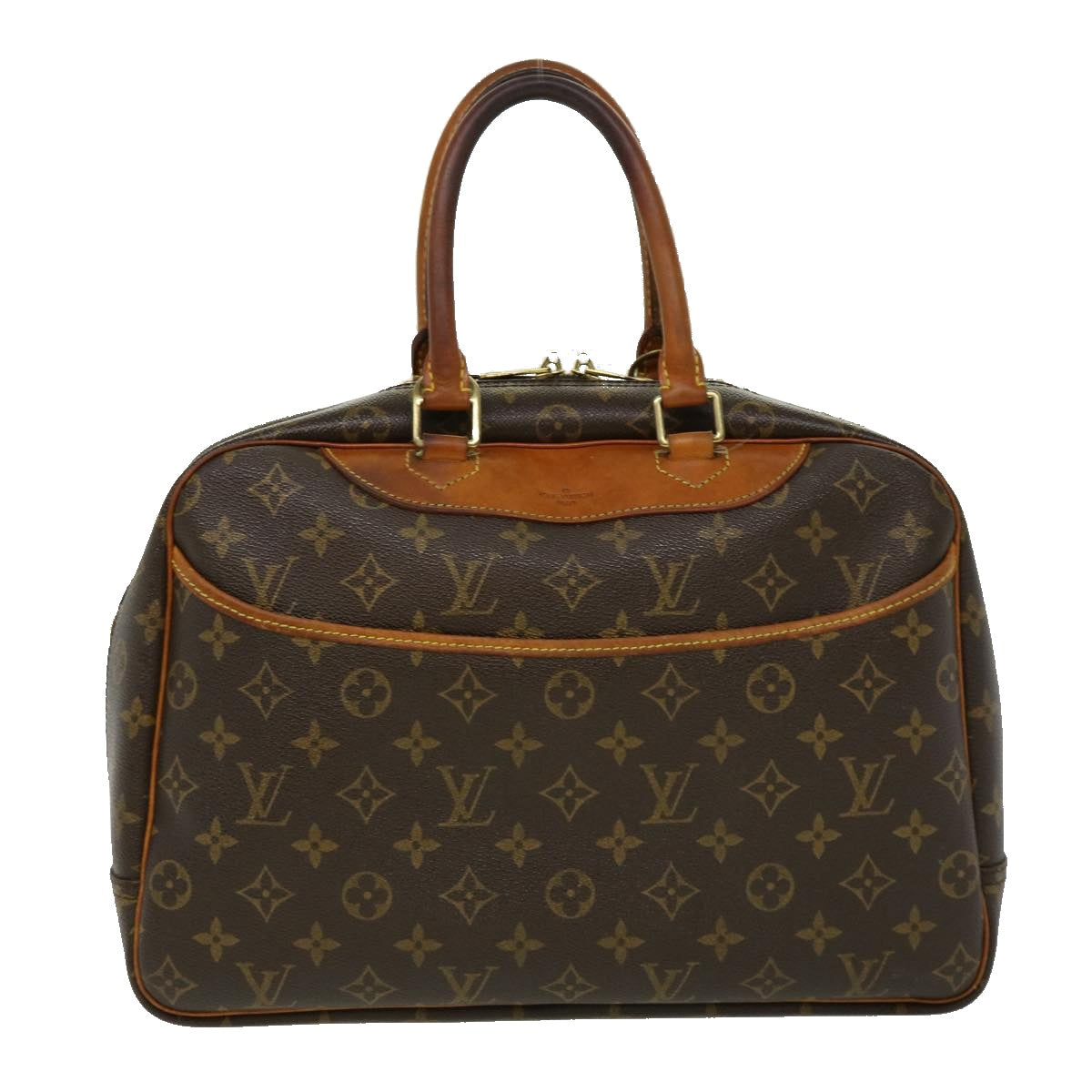 LOUIS VUITTON Monogram Deauville Hand Bag M47270 LV Auth rd3274