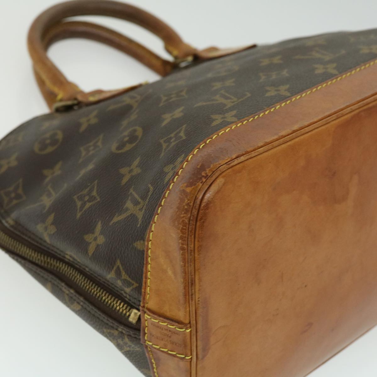 LOUIS VUITTON Monogram Alma Hand Bag M51130 LV Auth rd3345