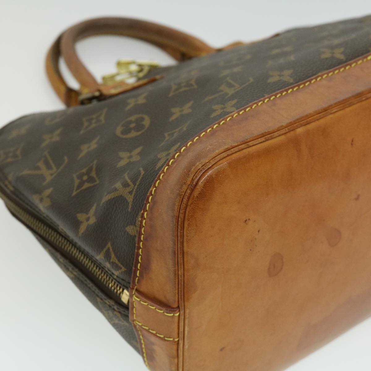 LOUIS VUITTON Monogram Alma Hand Bag M51130 LV Auth rd3345