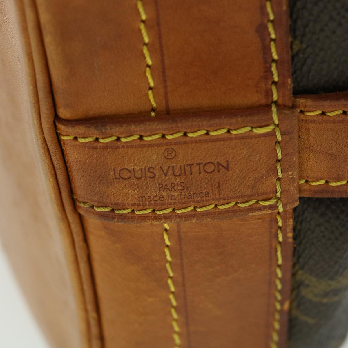 LOUIS VUITTON Monogram Noe Shoulder Bag M42224 LV Auth rd3364