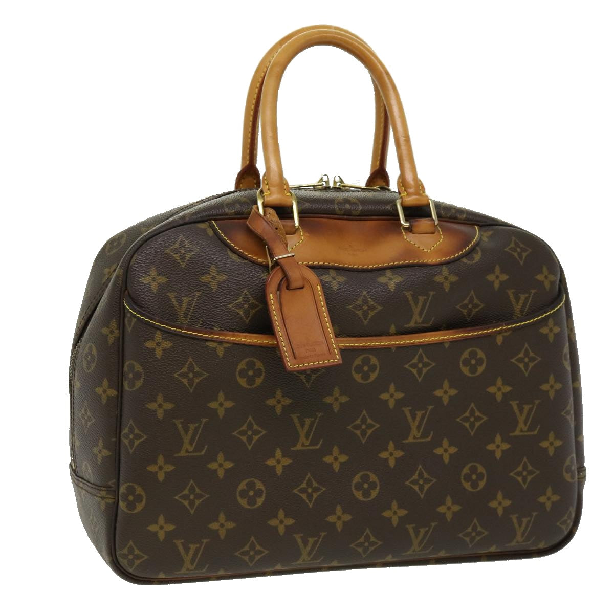 LOUIS VUITTON Monogram Deauville Hand Bag M47270 LV Auth rd3367