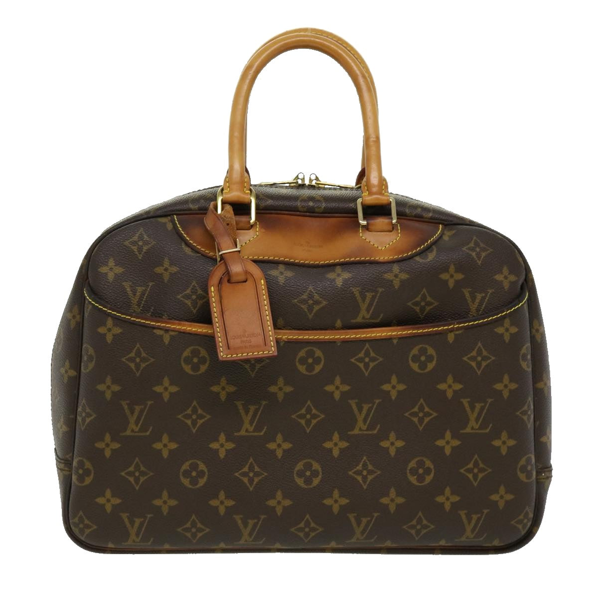 LOUIS VUITTON Monogram Deauville Hand Bag M47270 LV Auth rd3367