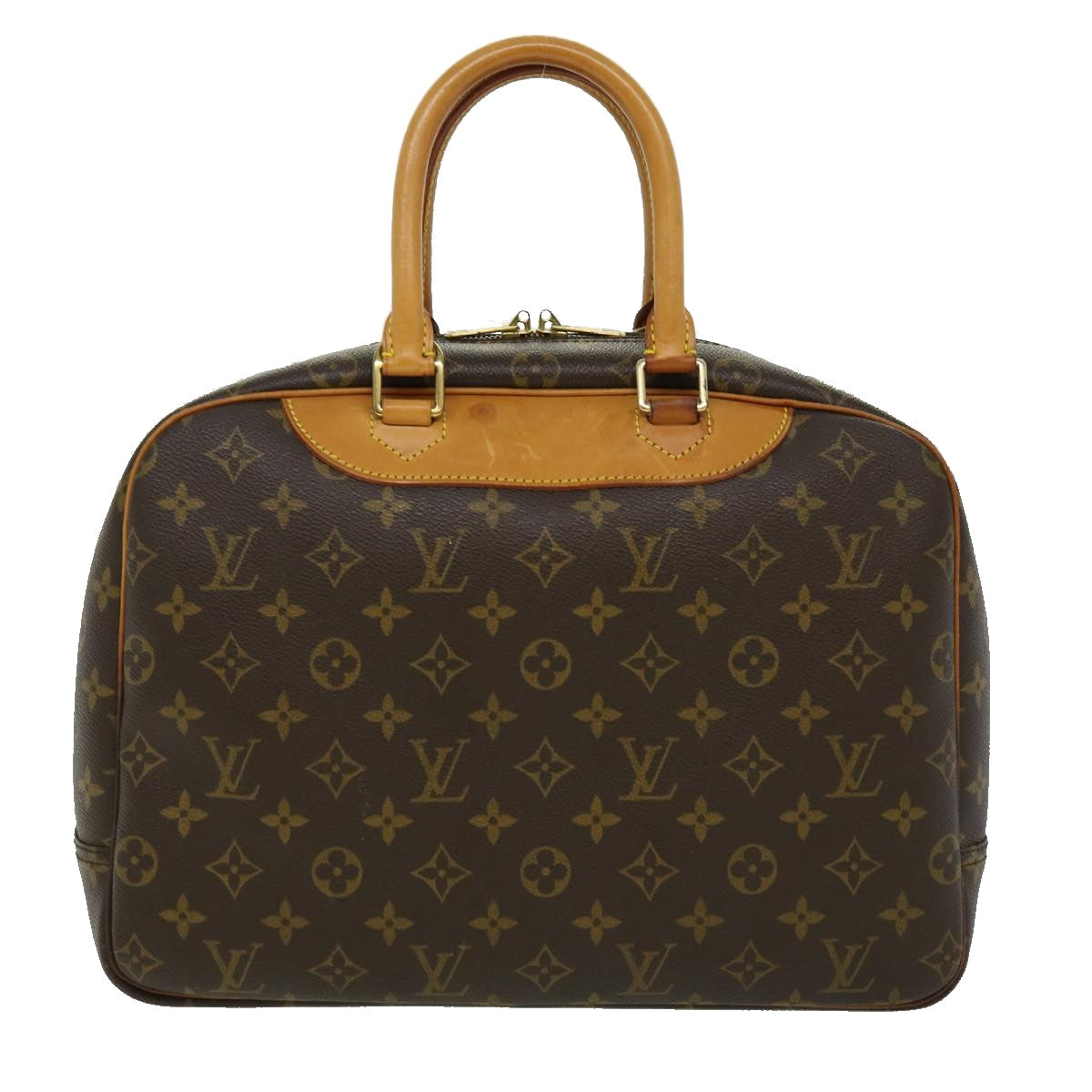 LOUIS VUITTON Monogram Deauville Hand Bag M47270 LV Auth rd3367