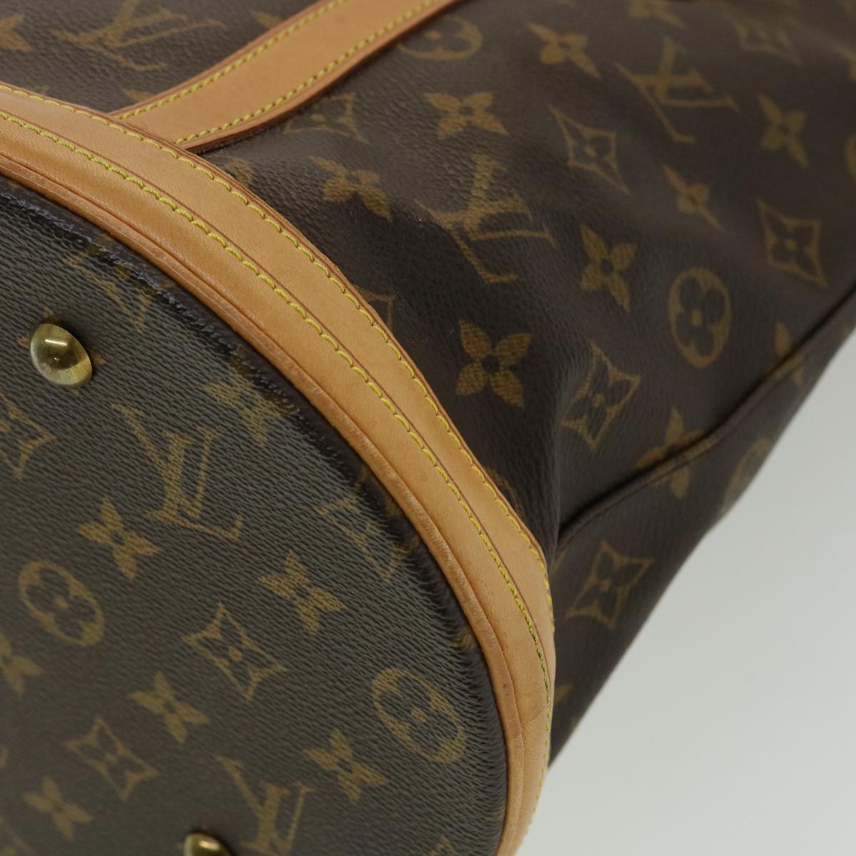 LOUIS VUITTON Monogram Bucket GM Shoulder Bag M42236 LV Auth rd3475