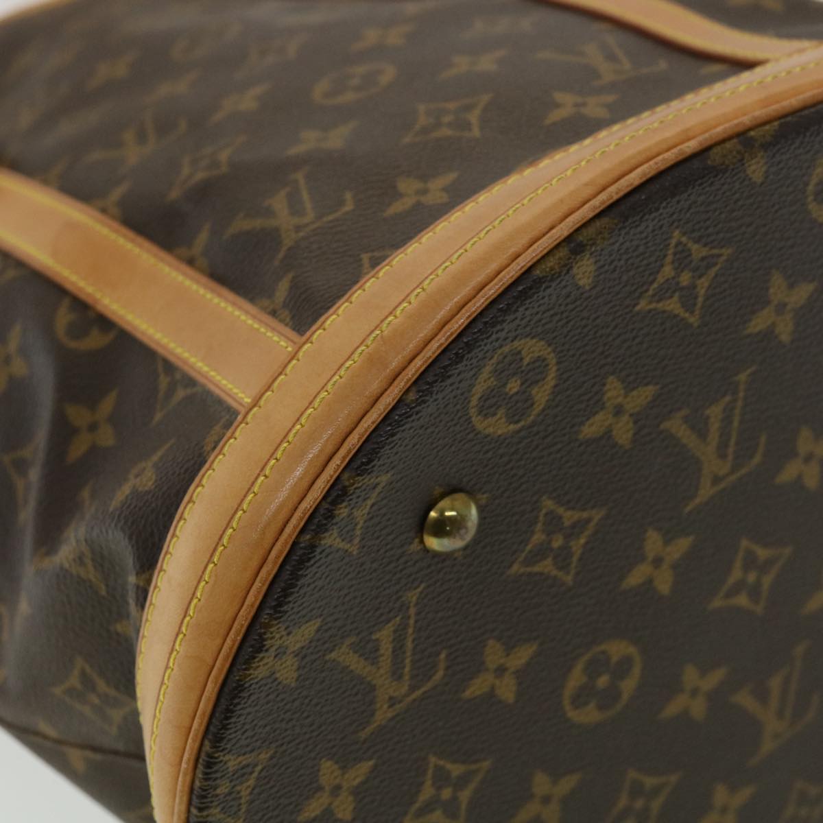 LOUIS VUITTON Monogram Bucket GM Shoulder Bag M42236 LV Auth rd3475