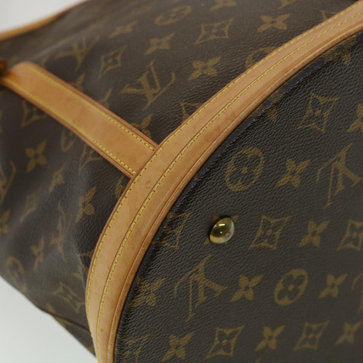 LOUIS VUITTON Monogram Bucket GM Shoulder Bag M42236 LV Auth rd3475