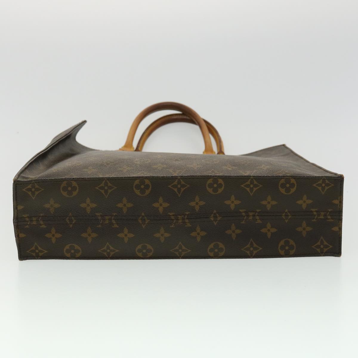 LOUIS VUITTON Monogram Sac Plat Hand Bag M51140 LV Auth rd3492