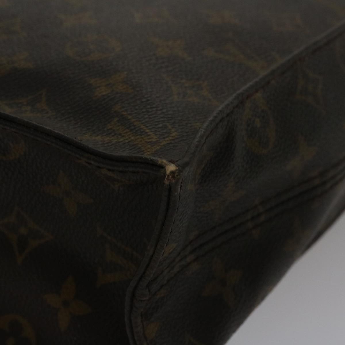 LOUIS VUITTON Monogram Sac Plat Hand Bag M51140 LV Auth rd3568