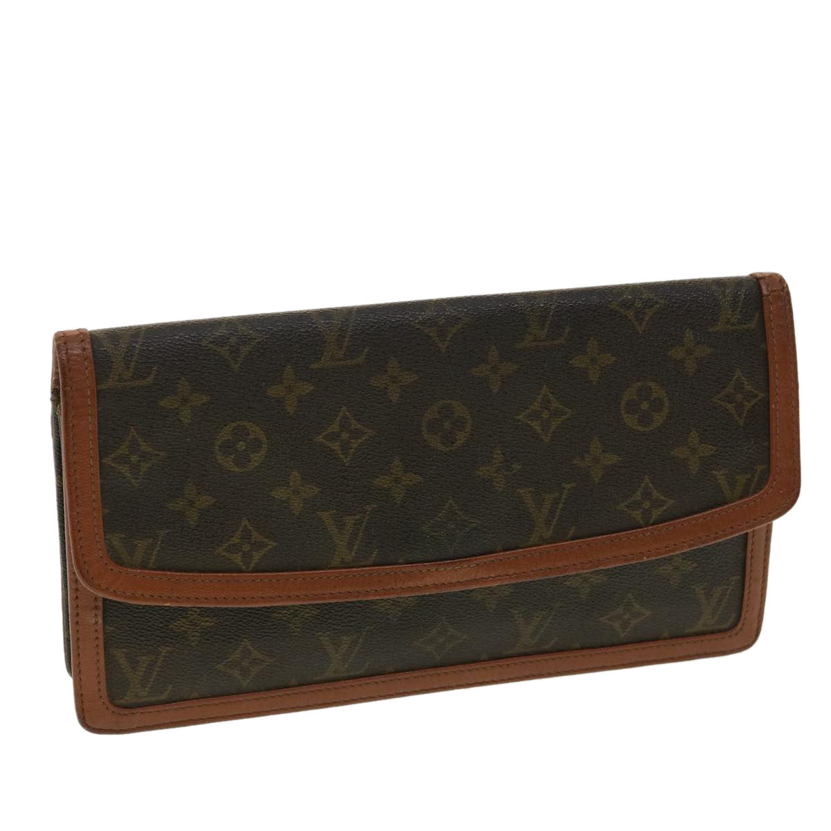 LOUIS VUITTON Monogram Pochette Dam GM Clutch Bag M51810 LV Auth rd3577