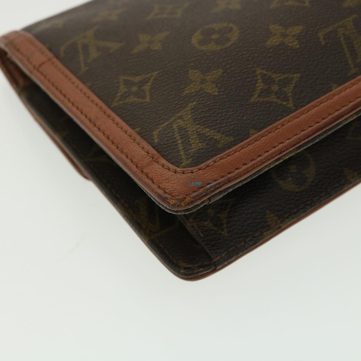 LOUIS VUITTON Monogram Pochette Dam GM Clutch Bag M51810 LV Auth rd3577