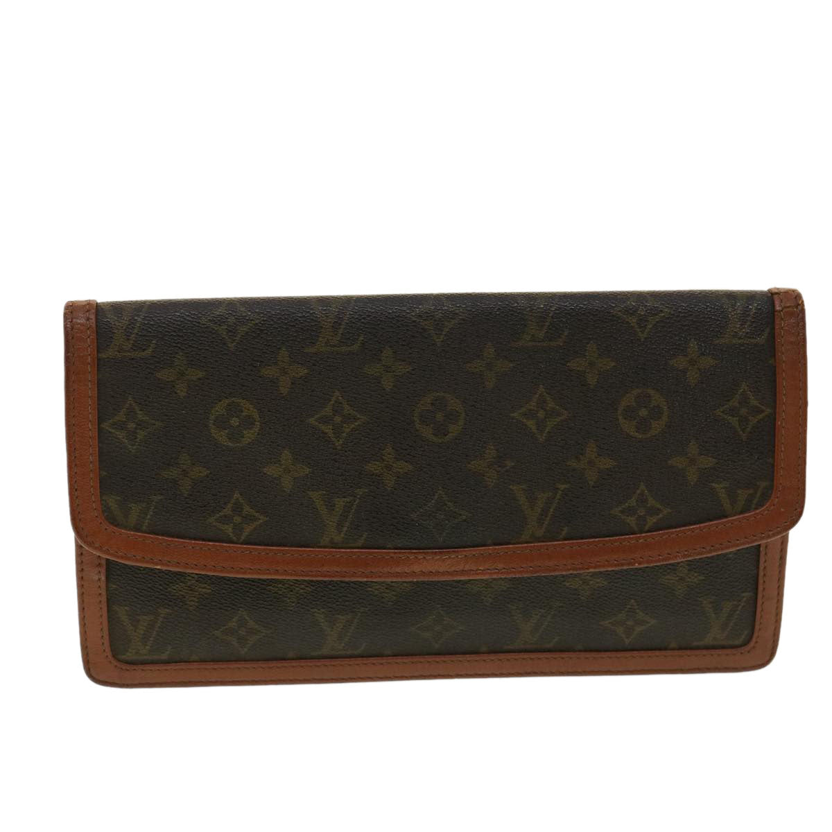 LOUIS VUITTON Monogram Pochette Dam GM Clutch Bag M51810 LV Auth rd3577