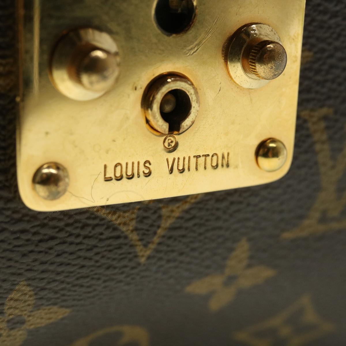 LOUIS VUITTON Monogram Porte Documents Senatur Briefcase M53335 LV Auth rd3694