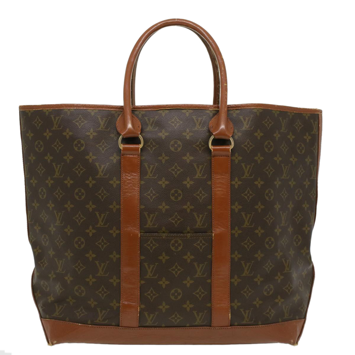 LOUIS VUITTON Monogram Sac Weekend GM Tote Bag M42420 LV Auth rd3704 - 0