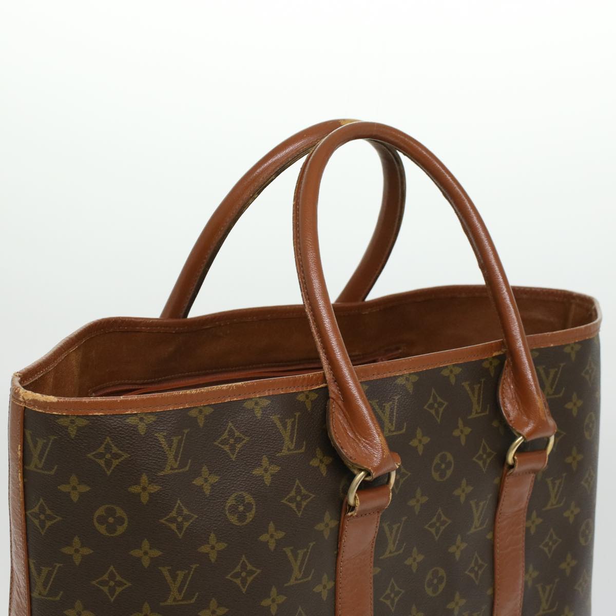 LOUIS VUITTON Monogram Sac Weekend GM Tote Bag M42420 LV Auth rd3704