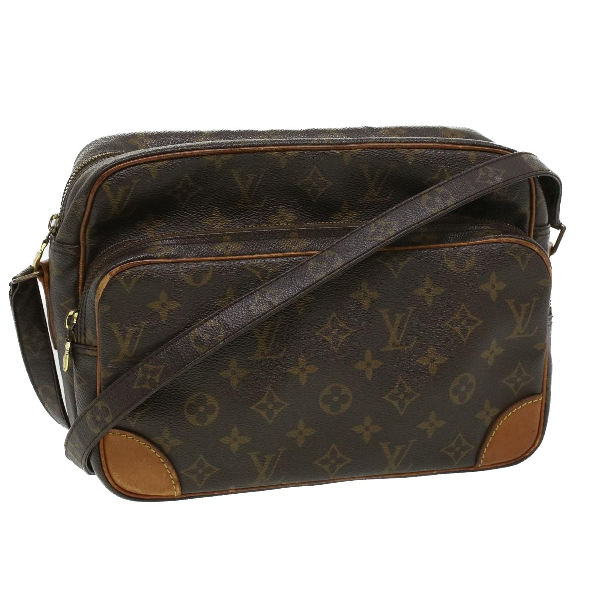 LOUIS VUITTON Monogram Nile Shoulder Bag M45244 LV Auth rd3738