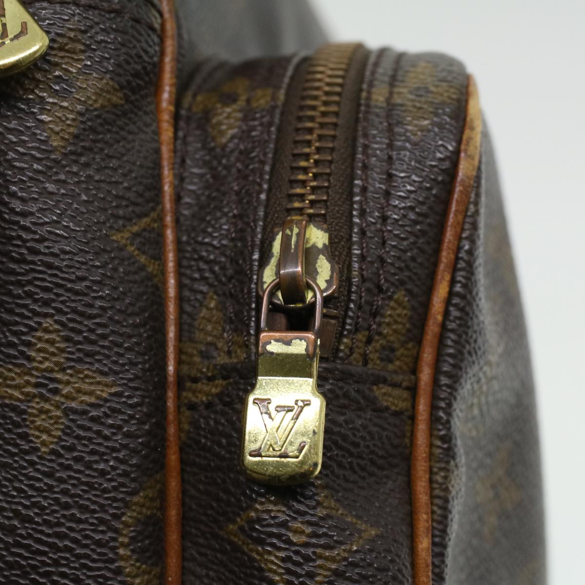 LOUIS VUITTON Monogram Nile Shoulder Bag M45244 LV Auth rd3738