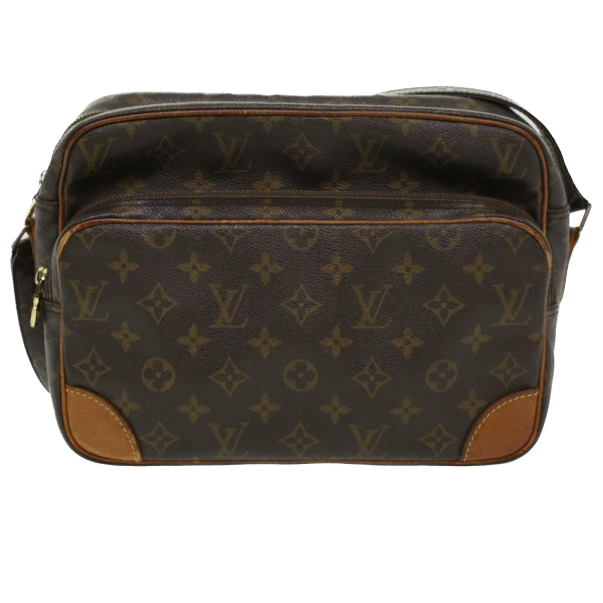 LOUIS VUITTON Monogram Nile Shoulder Bag M45244 LV Auth rd3738