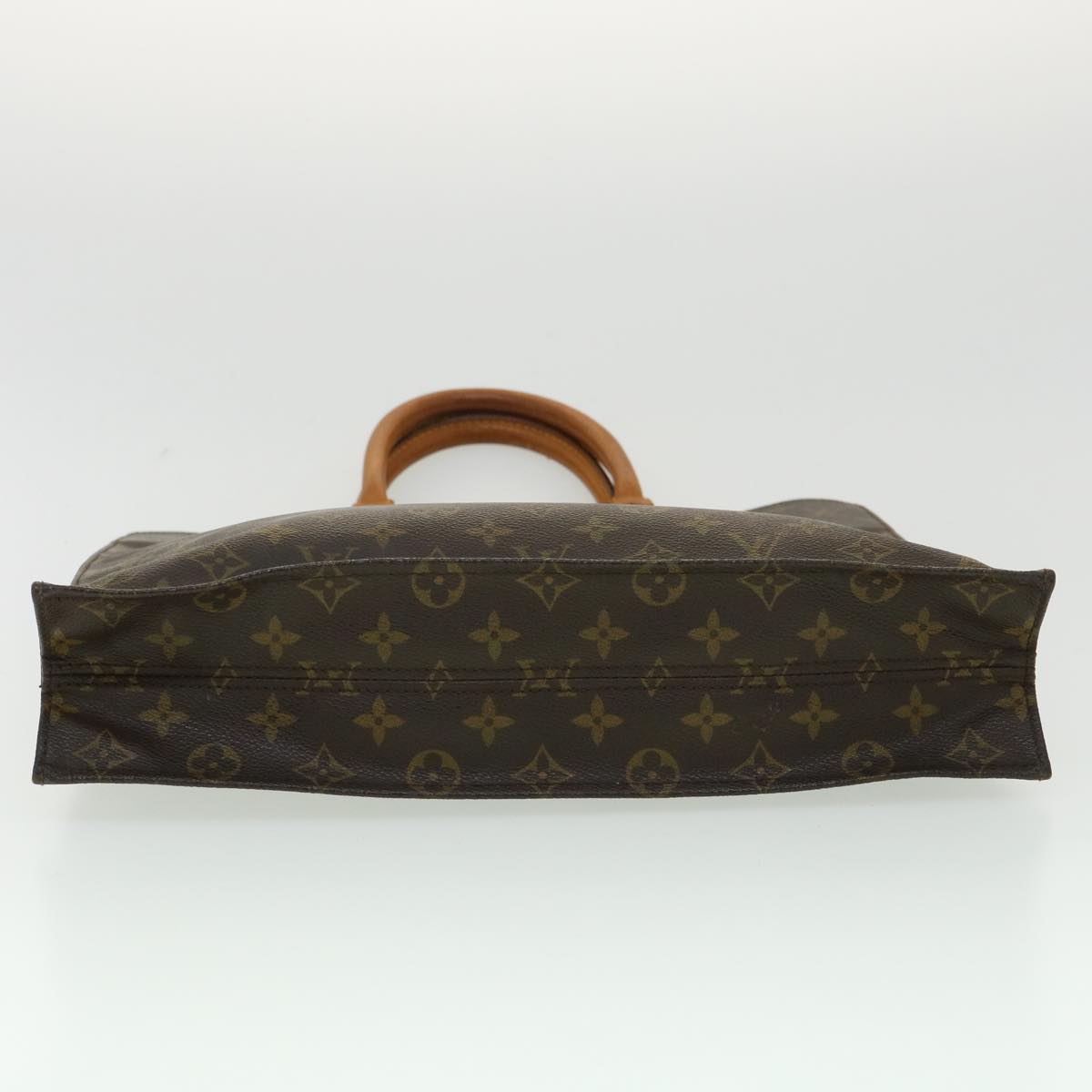 LOUIS VUITTON Monogram Sac Plat Hand Bag M51140 LV Auth rd3752