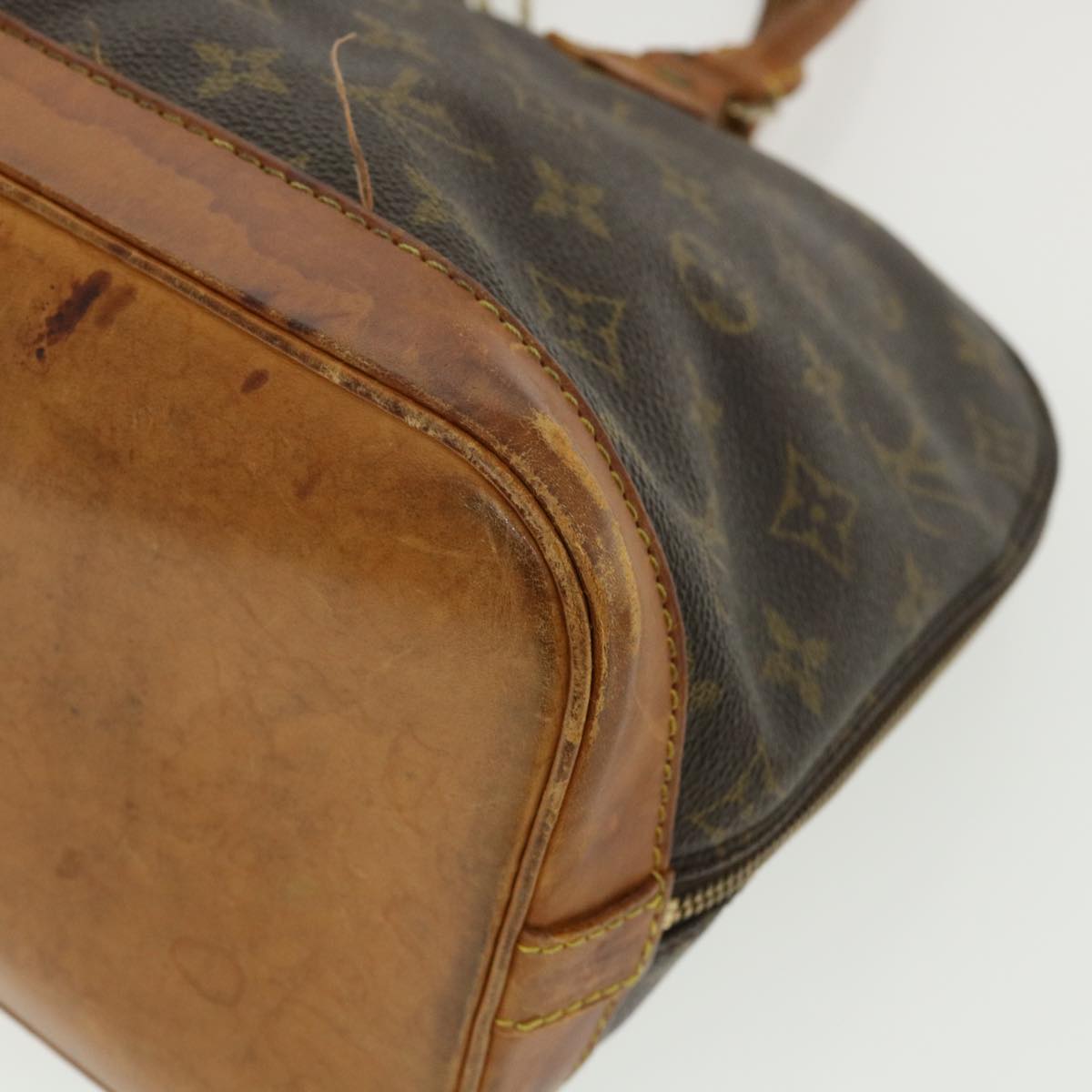 LOUIS VUITTON Monogram Alma Hand Bag M51130 LV Auth rd3765