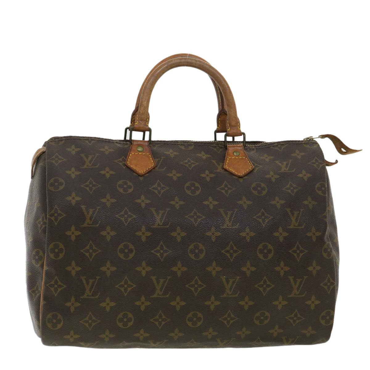 LOUIS VUITTON Monogram Speedy 35 Hand Bag M41524 LV Auth rd3775