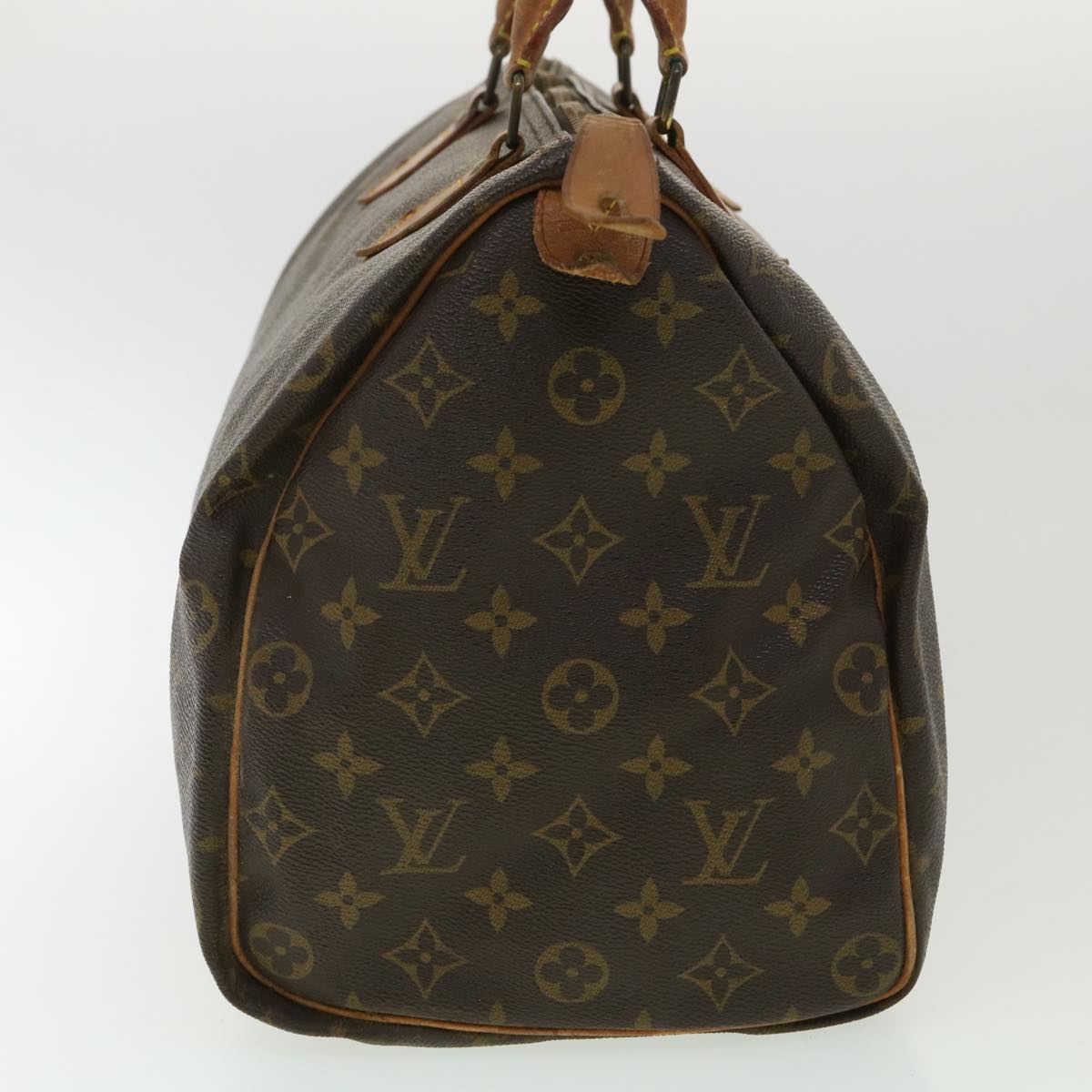 LOUIS VUITTON Monogram Speedy 35 Hand Bag M41524 LV Auth rd3775