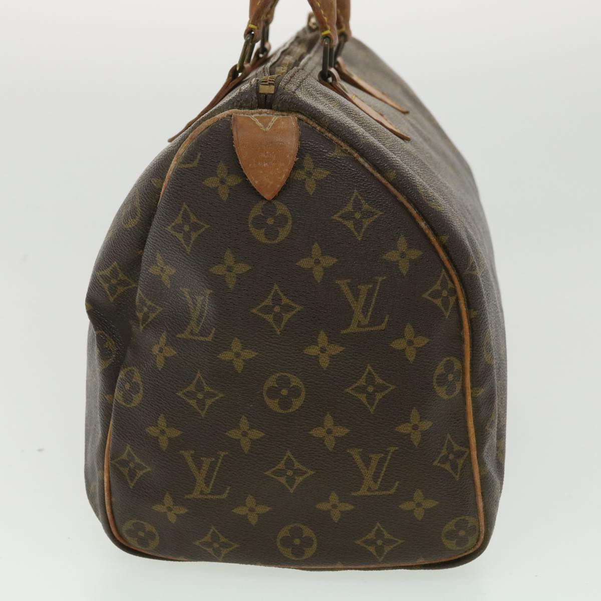 LOUIS VUITTON Monogram Speedy 35 Hand Bag M41524 LV Auth rd3775