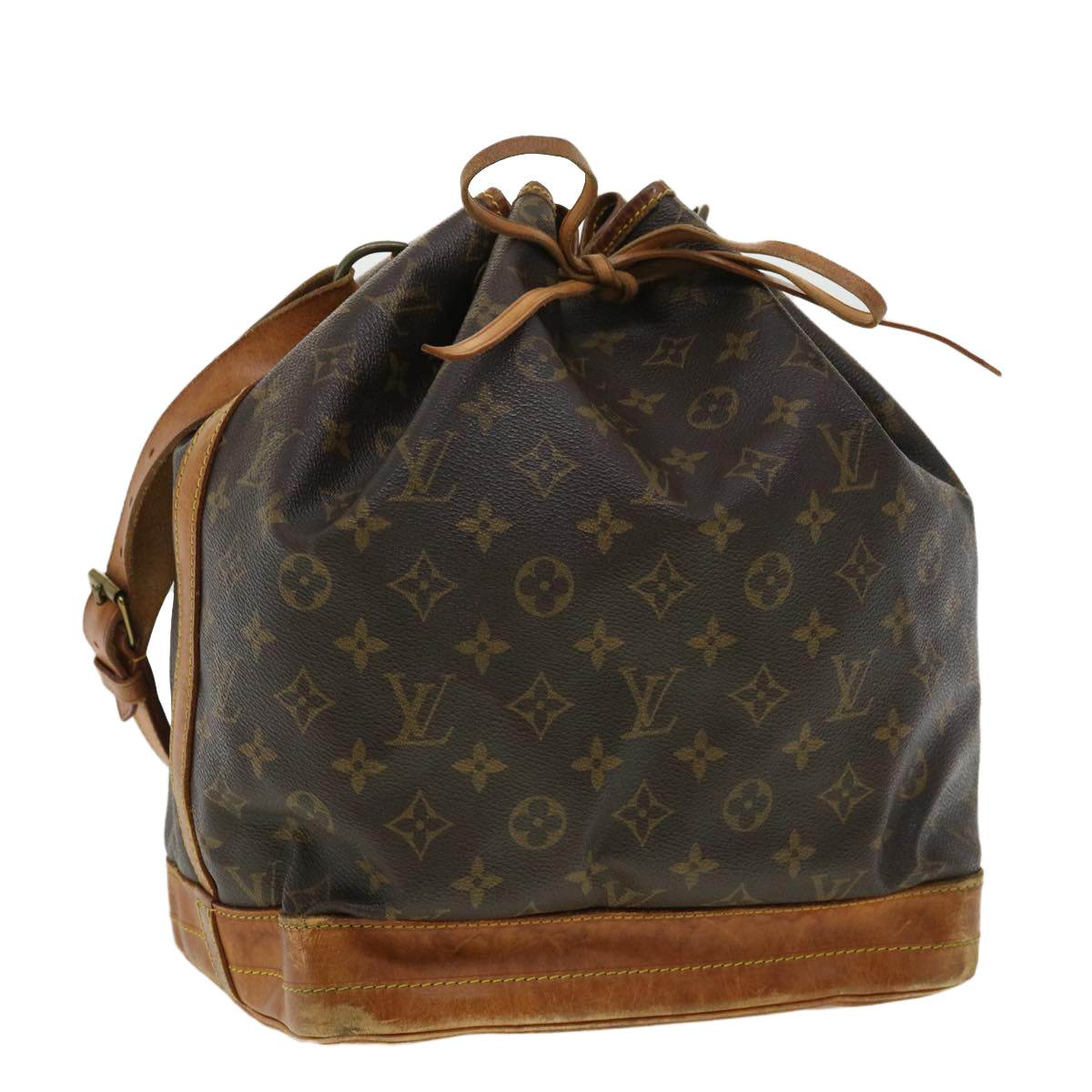 LOUIS VUITTON Monogram Noe Shoulder Bag M42224 LV Auth rd3787