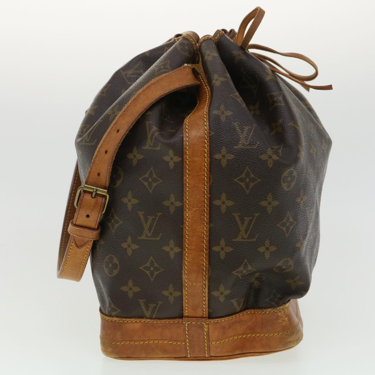 LOUIS VUITTON Monogram Noe Shoulder Bag M42224 LV Auth rd3787