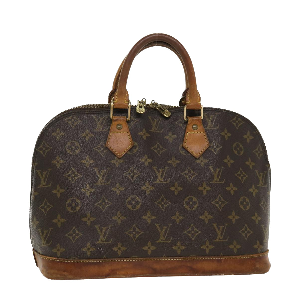 LOUIS VUITTON Monogram Alma Hand Bag M51130 LV Auth rd3794