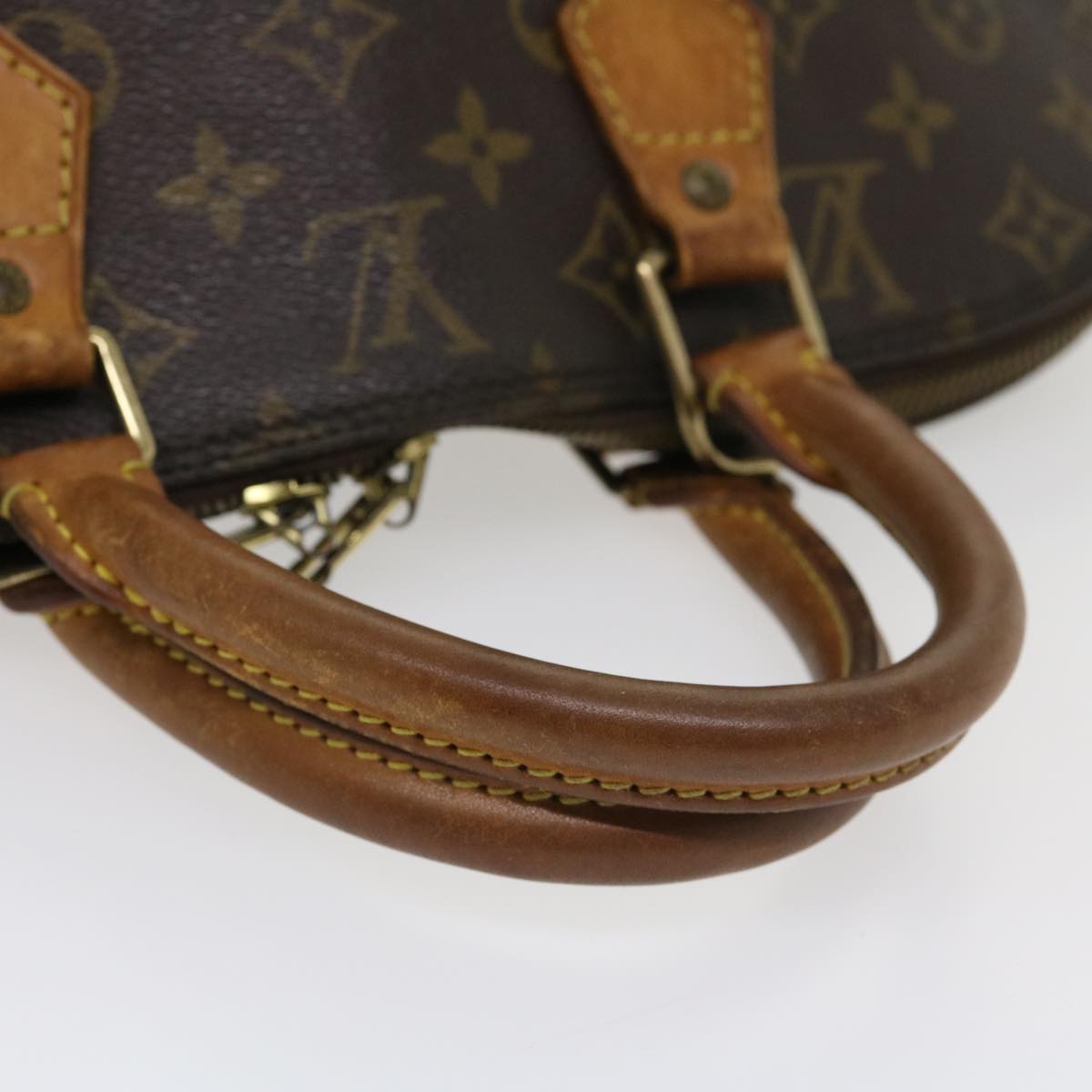 LOUIS VUITTON Monogram Alma Hand Bag M51130 LV Auth rd3794