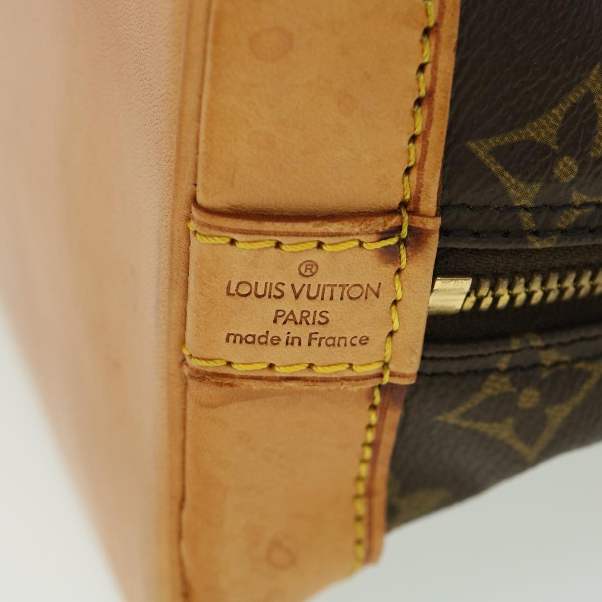 LOUIS VUITTON Monogram Alma Hand Bag M51130 LV Auth rd3845